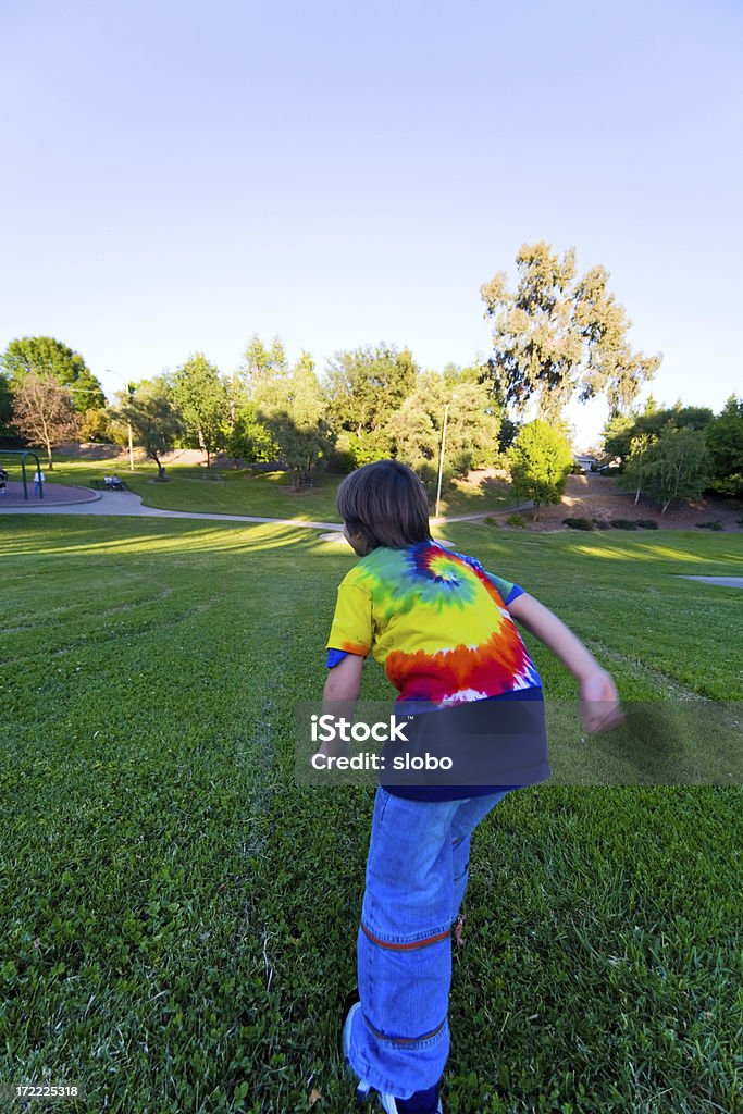 Corrida na Hill - Foto de stock de Atividade royalty-free