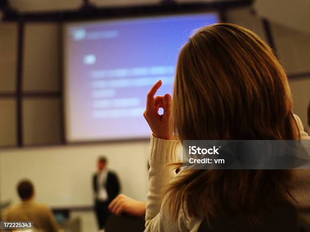 Businessseminar Stockfoto und mehr Bilder von Publikum - Publikum, Über die Schulter, Unscharf gestellt