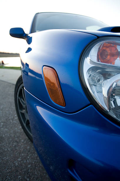 Automobile Fender Detail stock photo