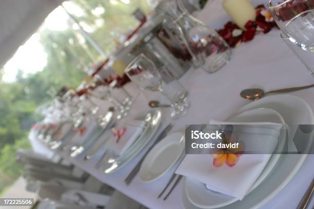 Frangipani Table Horiz Stock Photo - Download Image Now - Arranging, Beach, Beautiful People