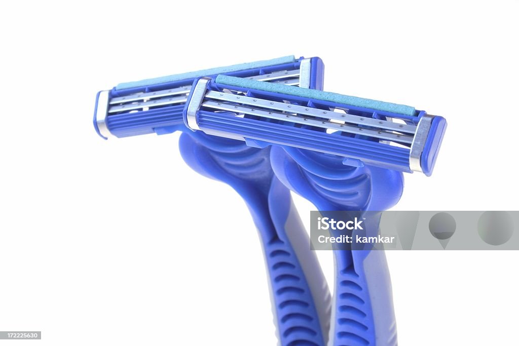 Azul Afeitadoras - Foto de stock de Cuchilla de afeitar libre de derechos