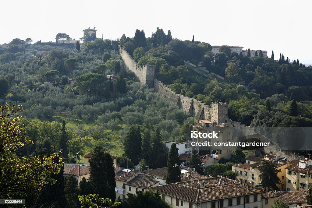 Antica collina Toscana - Foto stock royalty-free di Antica civiltà