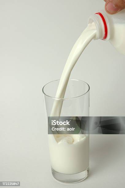 Gießen Milch Stockfoto und mehr Bilder von Eingießen - Eingießen, Glas, Trinkglas