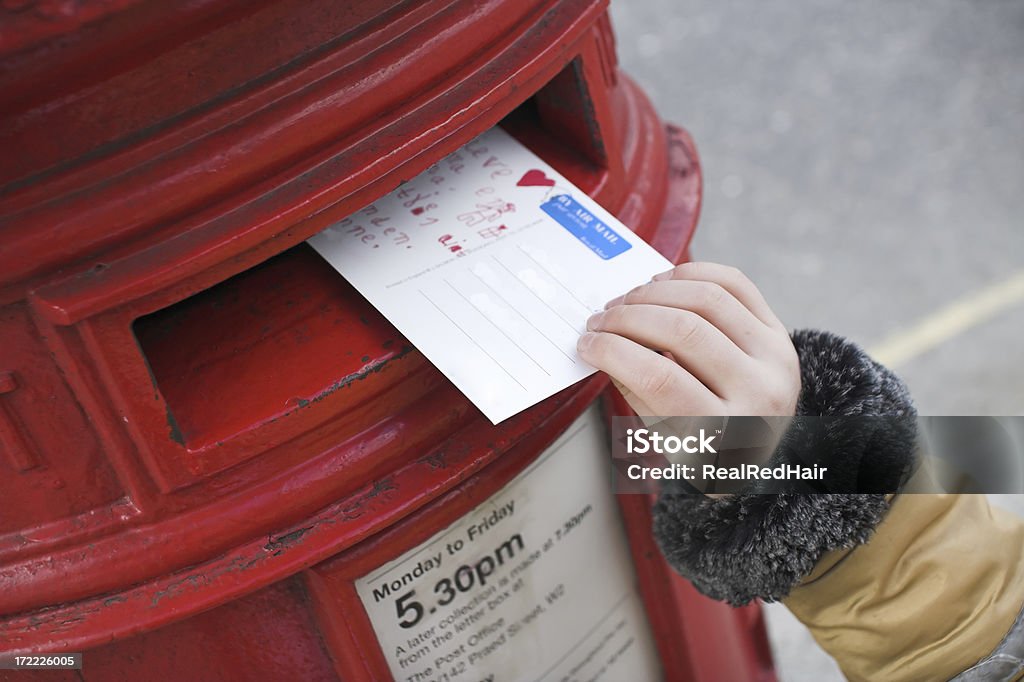 Publication d'une carte postale de retour - Photo de Lettre - Document libre de droits