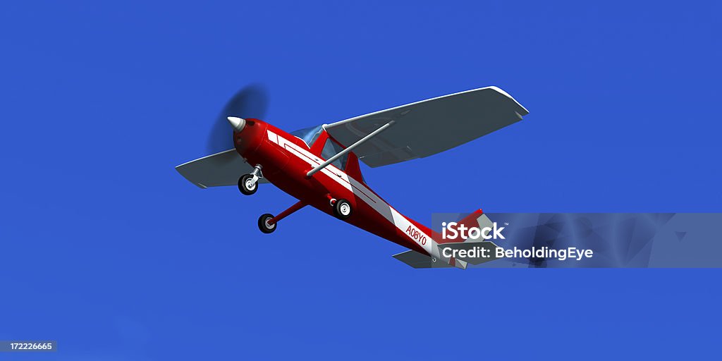 Cessna 152 - Foto de stock de Avión con hélices libre de derechos