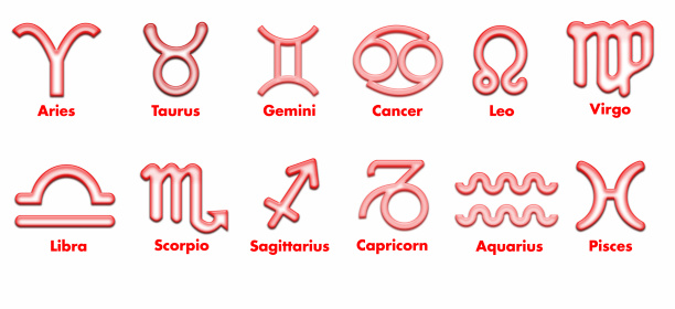 astrological forecast for a zodiac sign Aquarius. icon Aquarius on blue space background. Zodiac circle on a dark blue background of the space. Astrology