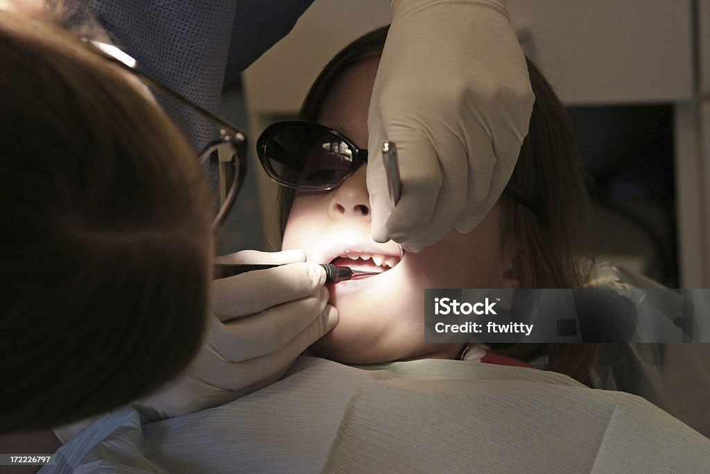 歯科の検査 - 1人のロイヤリティフリーストックフォト
