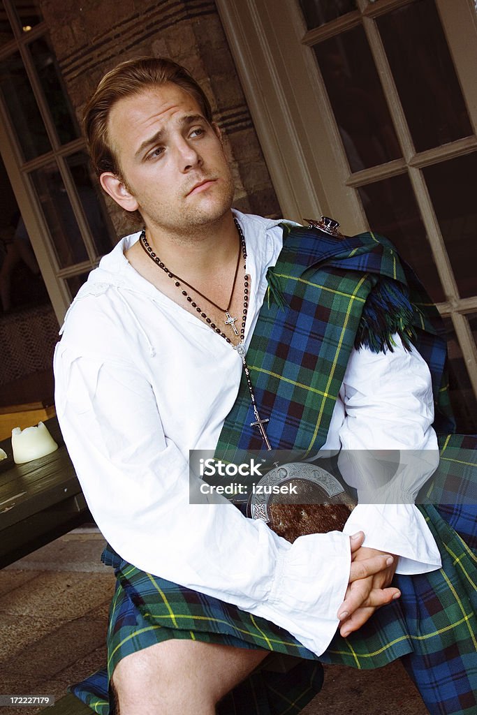 Scottish uomo - Foto stock royalty-free di Kilt