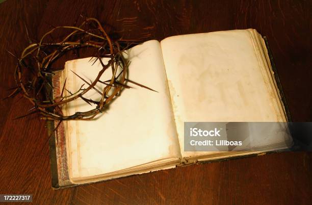 Bible Series Crown Of Thorns Stock Photo - Download Image Now - Crown - Headwear, Jesus Christ, Book
