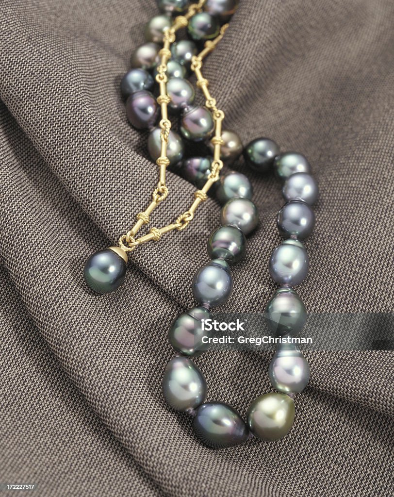Perles noires - Photo de Accessoire libre de droits