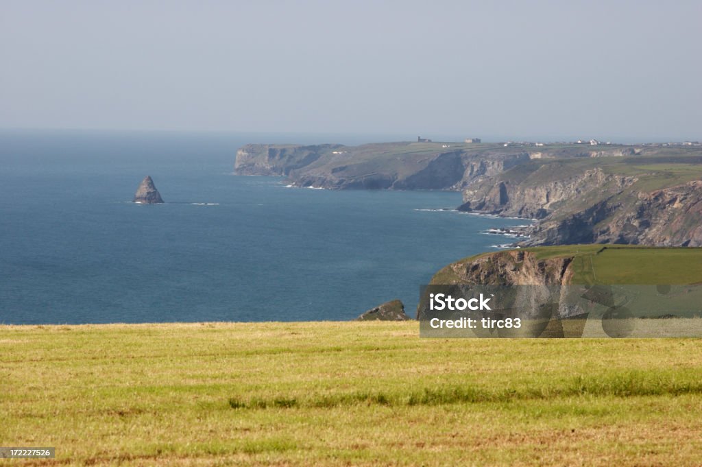 Cornish costa vista - Foto stock royalty-free di Baia