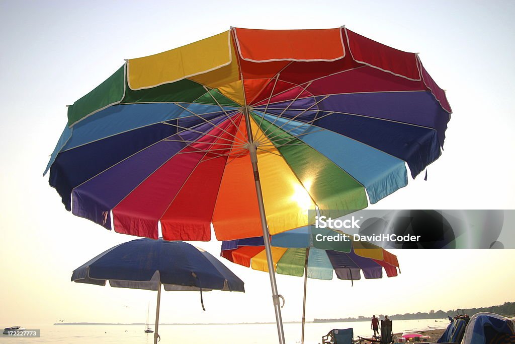 Пляжные зонтики - Стоковые фото Без людей роялти-фри