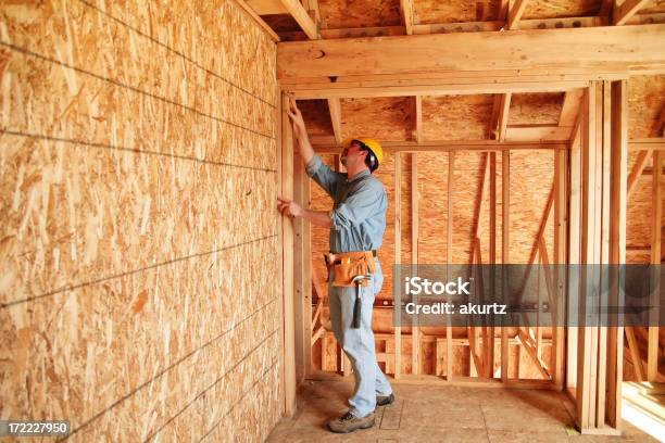 Keeping It Level Stock Photo - Download Image Now - Construction Material, Denim, Full Length