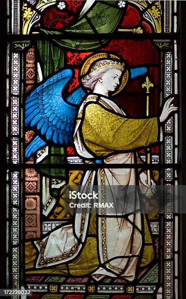 Ancient English Church Stained Glass Stock Photo - Download Image Now - Angel, Stained Glass, Apostle - Worshipper