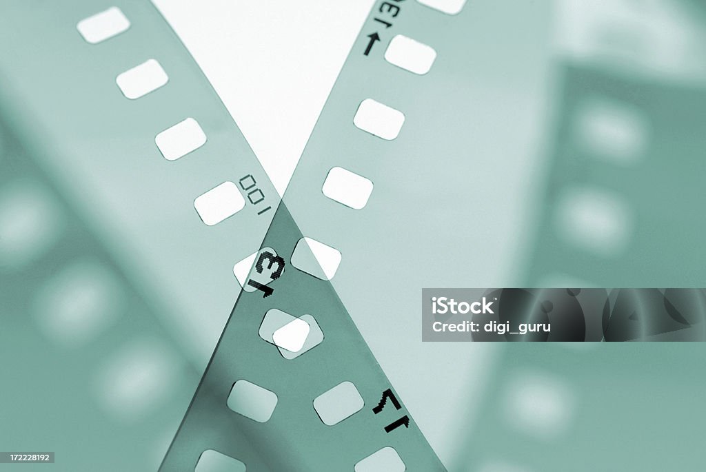 35 mm filmstrip em estilo studio - Foto de stock de Filme cinematográfico royalty-free