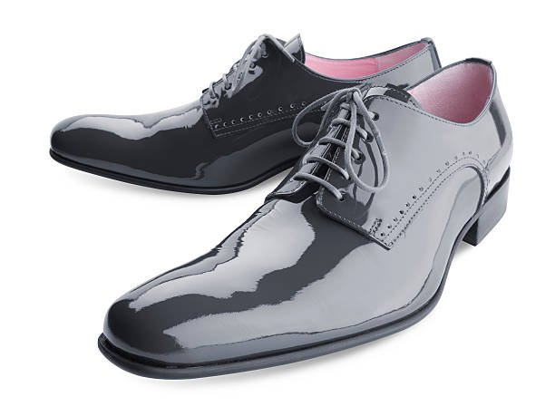istock Funky Grey Shoes on White Background (Includes Clipping Path) 172228203