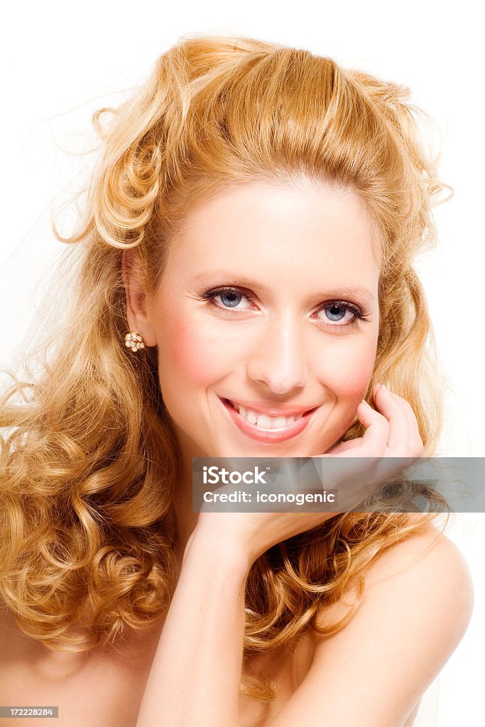 Felice sposa - Foto stock royalty-free di Adulto