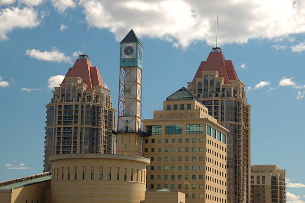 Mississauga City Hall stock photo