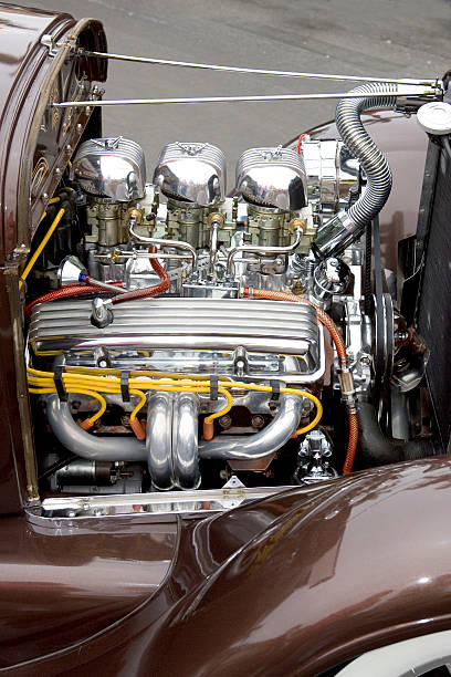 istock Roadster Hot Rod V-8 Three Deuces 172229058