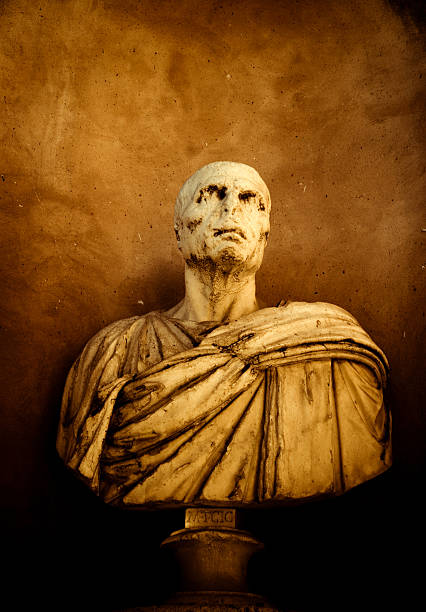 inquietante roman busto - it01 foto e immagini stock