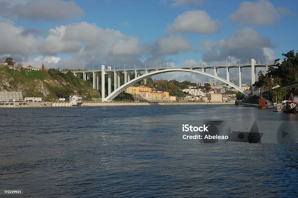 Ponte Arrábida-Oporto Portugal - Royalty-free Azul Foto de stock