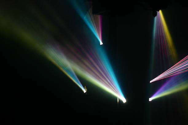 Laser Light Show stock photo