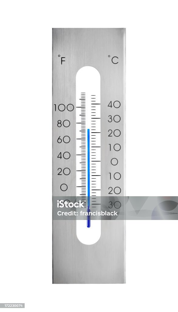 Алюминиевый термометр - Стоковые фото Ртуть - Металл роялти-фри