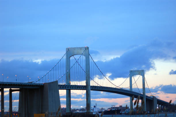 Throgs Neck Bridge stock photo