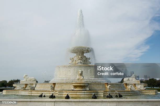 Scott Fountain Stock Photo - Download Image Now - Detroit - Michigan, History, Architecture