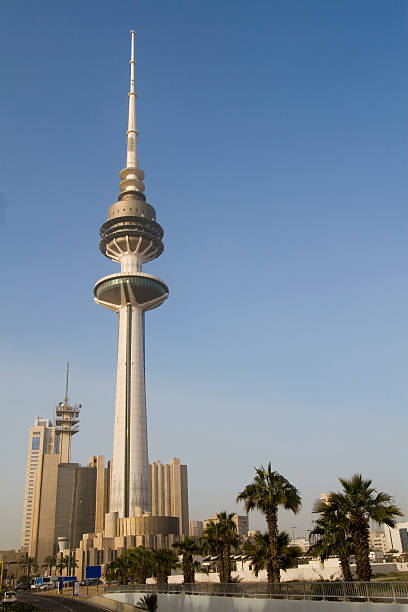 몽고 해방 타워 - kuwait tower 뉴스 사진 이미지
