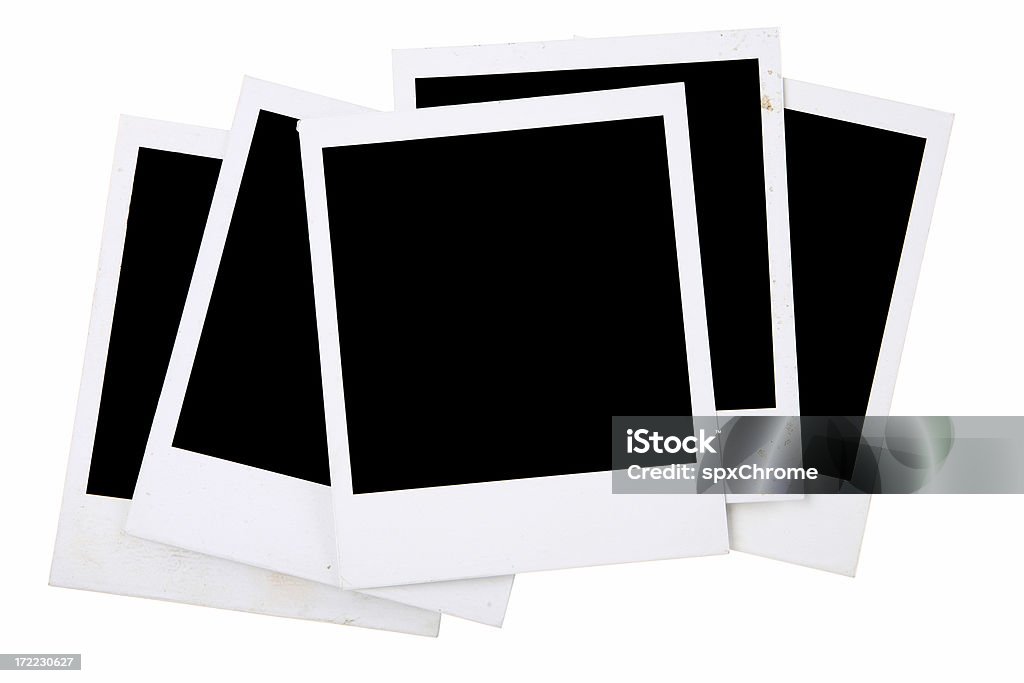 Blanco Photo Frames - Foto de stock de Borde libre de derechos