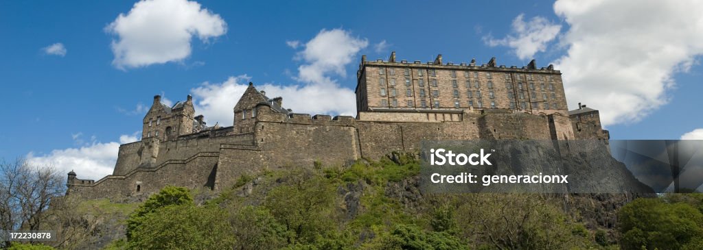 Castelo de Edimburgo - Foto de stock de Capitais internacionais royalty-free