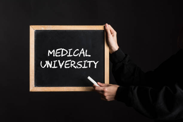 istock a blackboard sign with Medical University written on it 1722309706