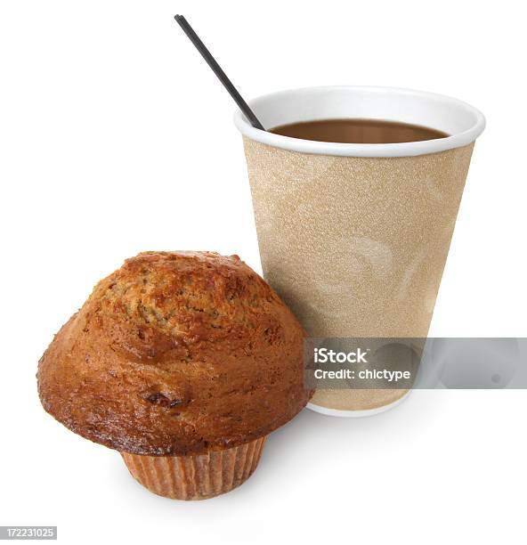 Pequenoalmoço Em Movimento - Fotografias de stock e mais imagens de Muffin - Muffin, Café - Bebida, Figura para recortar