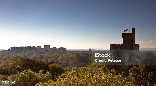 Avignon Skyline Stock Photo - Download Image Now - Villeneuve-les-Avignon, Avignon, Castle