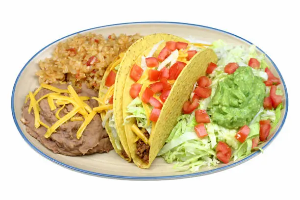 Photo of beef taco plate