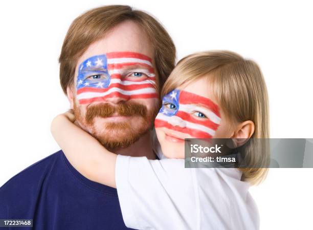 Hug Allamerican Stockfoto und mehr Bilder von 4. Juli - 4. Juli, Alleinerzieher, Amerikanische Flagge