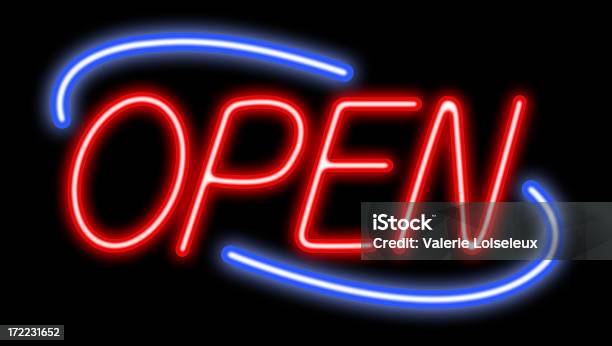 Otwórz Neon Xxl - zdjęcia stockowe i więcej obrazów Neon - Neon, Znak otwarte, Otwarty