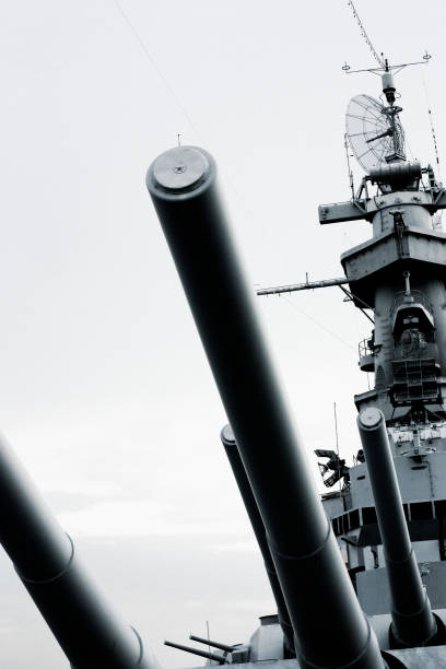 istock Battleship U.S.S. Alabama (retro image treatment) 172231854
