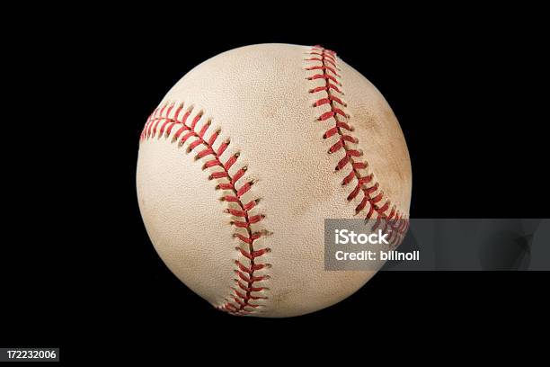 정통 야구공 흰색 바탕에 블랙 야구공에 대한 스톡 사진 및 기타 이미지 - 야구공, 야구, 컷아웃