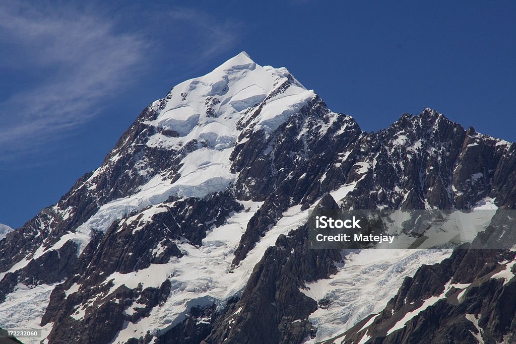 壮大な山のクック（3754 m - キャプテン・クックのロイヤリティフリーストックフォト