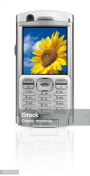 Hitech Tasca Per Telefono Cellulare Isolato Su Sfondo Bianco - Fotografie stock e altre immagini di 3G