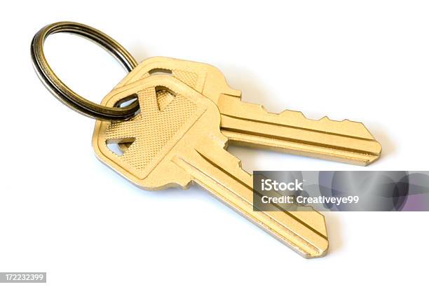 Gold Keys Stock Photo - Download Image Now - Key, House Key, Gold - Metal