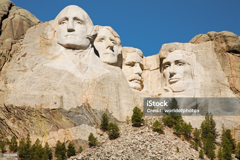 Quatro Presidentes - Royalty-free Abraham Lincoln Foto de stock