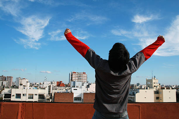 istock I am king of the world!! 172232770