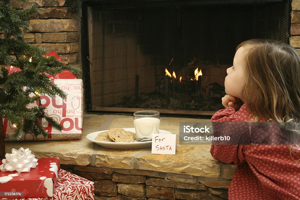 Esperando para Santa - Foto de stock de Biscoito royalty-free