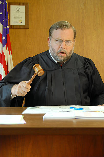 istock Judge Pounds the Gavel 172237009