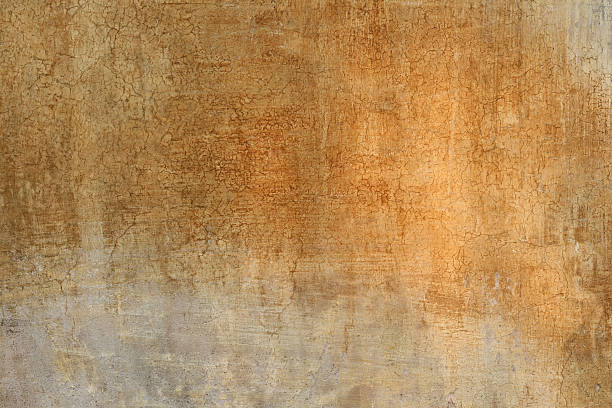 istock Orange Roman wall with mysterious light, Rome Italy 172237011