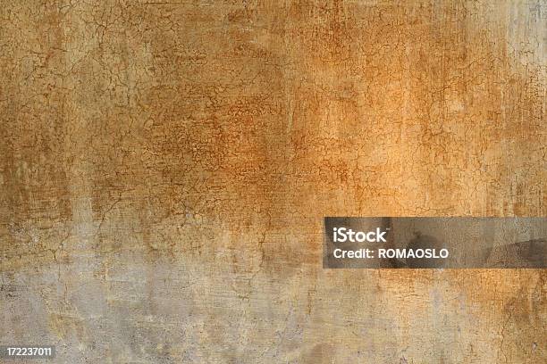 Orange Roman Wall With Mysterious Light Rome Italy Stock Photo - Download Image Now