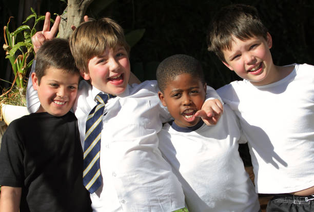 istock Four Schoolboy Friends 172237145